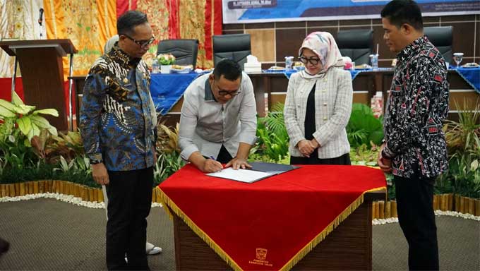 Rapat Koordinasi Pemerintah bersama BPN Wilayah Sumatera Barat serta Sosialisasi Pendaftaran Tanah Sistematis Lengkap (PTSL) Tahun 2024