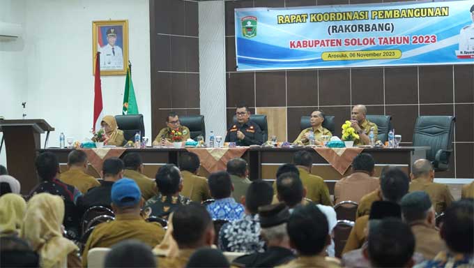 Bupati Epyardi Buka Rakorbang Kabupaten Solok