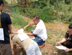 Polsek Sungai Rumbai Gelar Rekonstruksi Kasus Pembunuhan Di Kayu Aro Sungai Limau