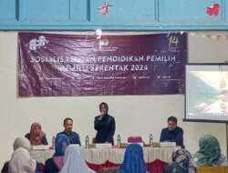Rezka Oktoberia bersama KPU Gelar Sosialisasi dan Pendidikan Pemilih di Ponpes Al-Manar Batu Ampar