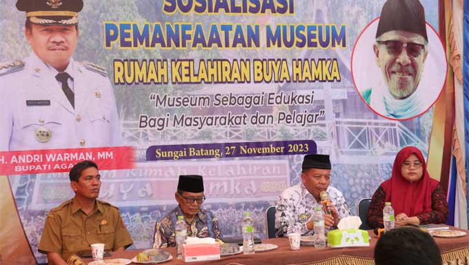 Disdikbud Agam Sosialisasikan Pemanfaatan Museum Rumah Kelahiran Buya Hamka
