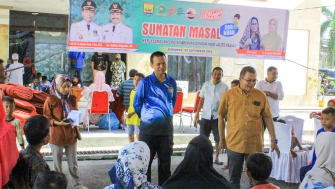 IJP bersama LKKS Kota Pariaman Adakan Sunat Massal Gratis