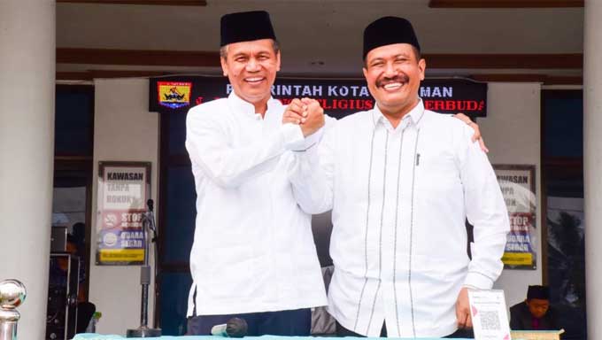 Masa Jabatan Segera Berakhir, Genius bersama Mardison Izin Pamit 1 Walikota Pariaman, Genius Umar bersama Wawako Mardison Mahyuddin