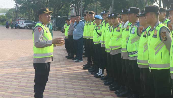 Polres Muba Turunkan Personel Amankan Peringatan Hari Santri Nasional