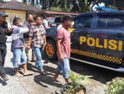 Polres Pasbar bersama Polsek Ranah Batahan Amankan 7 Pelaku Tambang Ilegal