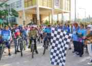 Andree Algamar melepas peserta Fun Bike