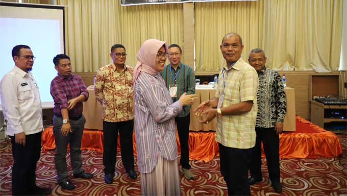 Pimpinan bersama Anggota DPRD Kota Padang Ikuti Bimtek Peningkatan Kapasitas dan Pendalaman Tugas.