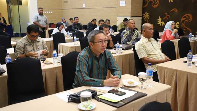 Pimpinan bersama Anggota DPRD Kota Padang Ikuti Bimtek Peningkatan Kapasitas dan Pendalaman Tugas.