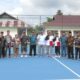 Bupati Pasbar Resmikan Lapangan Tenis Ujung Gading