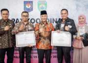 Rakor Camat Lurah dan Kades se-Sumsel, Dua Desa di Muba Raih Penghargaan Terbaik