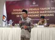 KPU Kota Padang Panjang Gelar Sosialisasi Bersama Ormas dan Tokoh Masyarakat