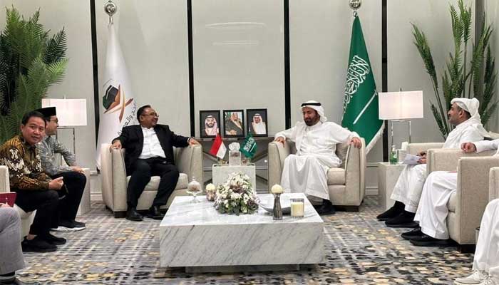 Menag Yaqut dan Menteri Arab Saudi Bahas Persiapan Haji 1445 H