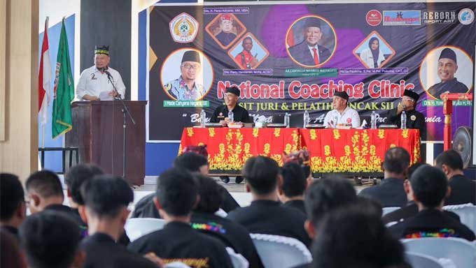 LaNyalla Buka National Coaching Clinic Wasit, Juri dan Pelatih Pencak Silat