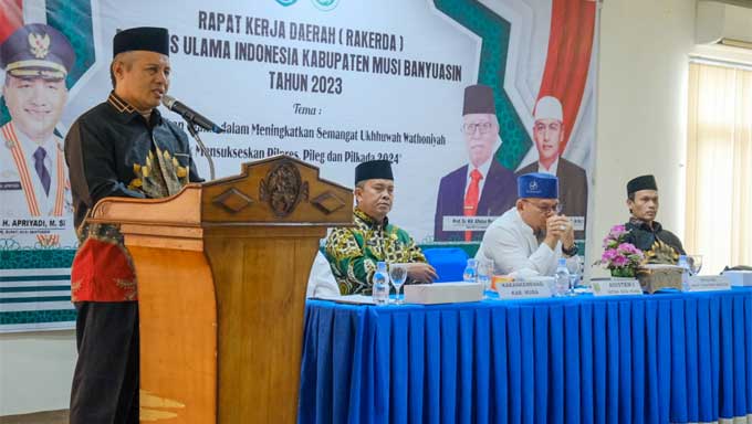 Rakerda Dimulai, Pemkab Muba Ajak MUI Sukseskan Pemilu 2024