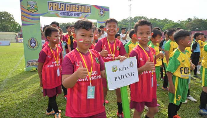 Pemprov Sumbar dan Forsgi Gelar Turnamen Sepak Bola Usia Dini