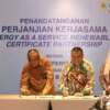 Penandatanganan PKS terkait Green Energy as a Service