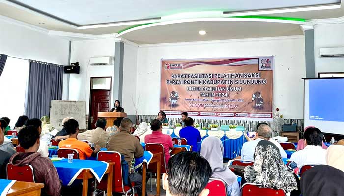 Saksi Partai Politik Kabupaten Sijunjung Ikuti Pelatihan