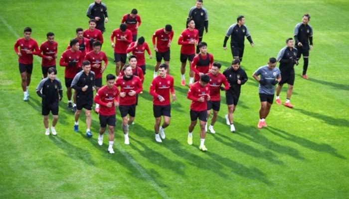 Timnas Indonesia latihan fisik di Turki