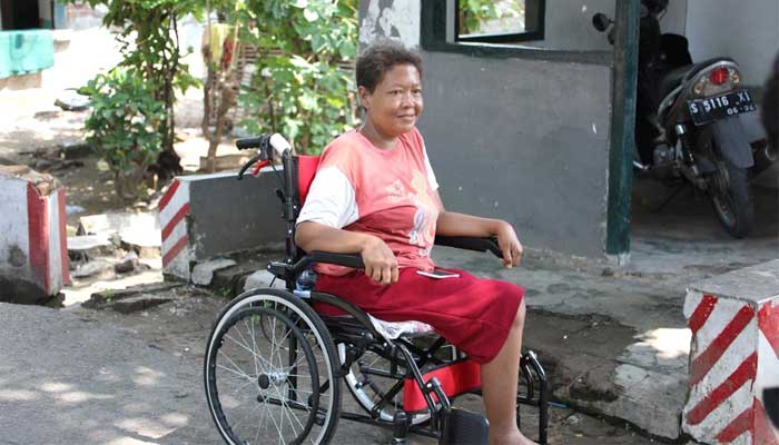 Wiji Dapat Kado Spesial di Akhir Tahun dari Mensos Risma