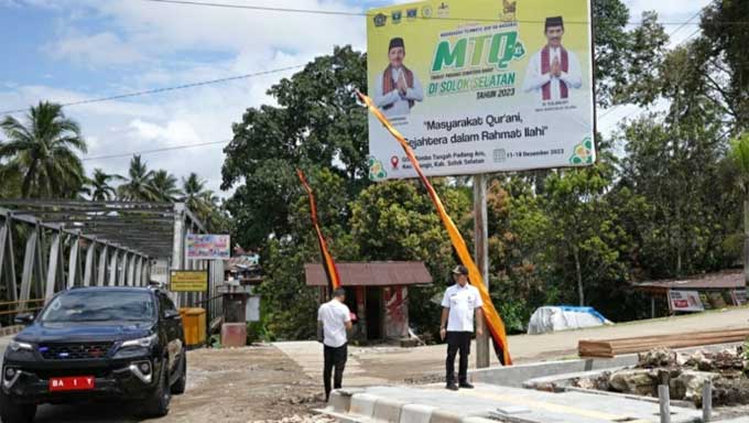 Bupati Solok Selatan, Khairunas tinjau persiapan MTQN XL tingkat Sumbar