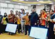 Anggota Bamus dan Anggaran DPRD Provinsi Jambi Kunjungan Kerja ke DPRD Sumbar