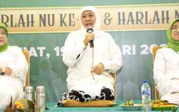 Ketua Umum Pimpinan Pusat Muslimat Nahdlatul Ulama (Nu) Khofifah Indar Parawansa