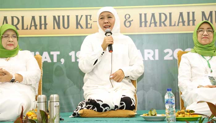 Ketua Umum Pimpinan Pusat Muslimat Nahdlatul Ulama (Nu) Khofifah Indar Parawansa