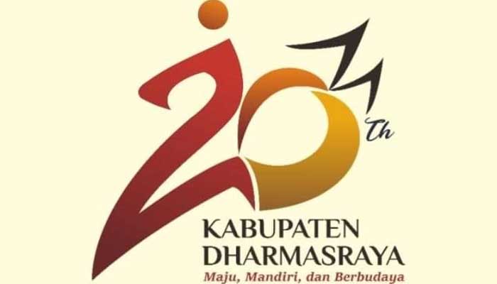 Logo HUT ke-20 Kabupaten Dharmasraya