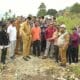 Gubernur Sumbar), Mahyeldi, tinjau lokasi rencana pengerjaan jembatan penghubung di Nagari Aie Dingin, Kecamatan Lembah Gumanti, Kabupaten Solok
