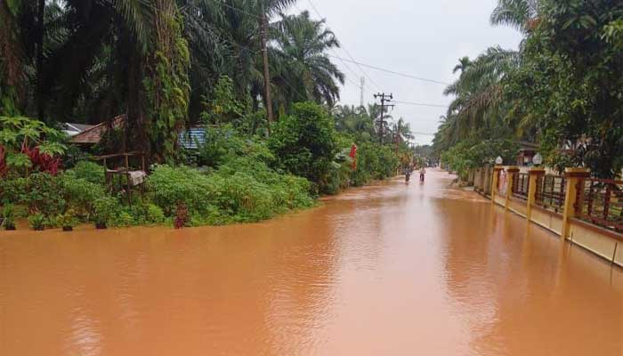 Nagari Kunangan Parik Rantang Terendam Banjir