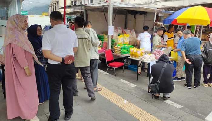 Pemko Gelar Operasi Pasar Murah Di Pasar Pusat Padang Panjang