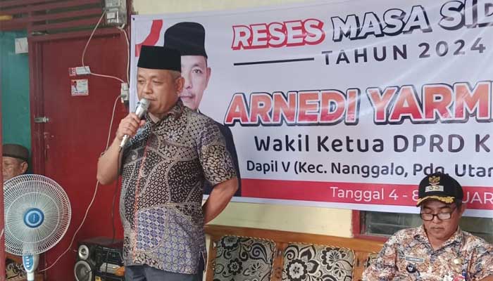 Reses Wakil Ketua DPRD Kota Padang, Arnedi Yarmen