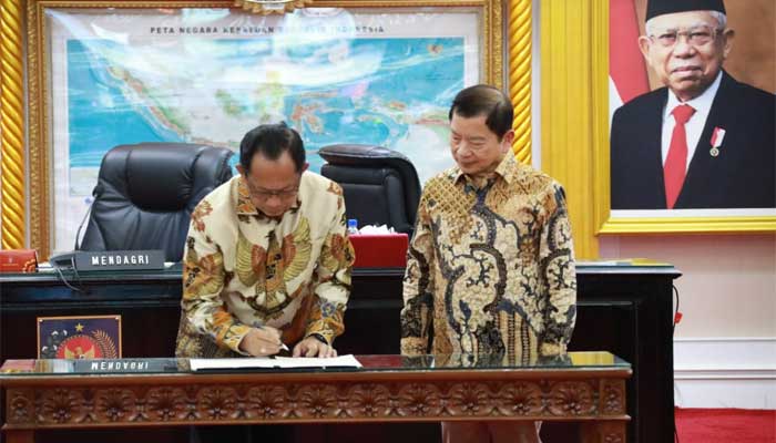 Kemendagri dan Bappenas Tandatangani Surat Edaran Bersama Penyelarasan RPJPN dan RPJPD 2025-2045