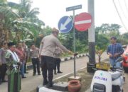 Peresmian Jalan Mako Polres Dharmasraya
