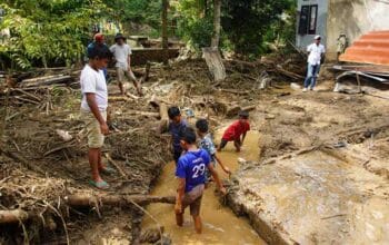 Banjir Bandang Terjang Nagari Barulak, Kabupaten Tanah Datar
