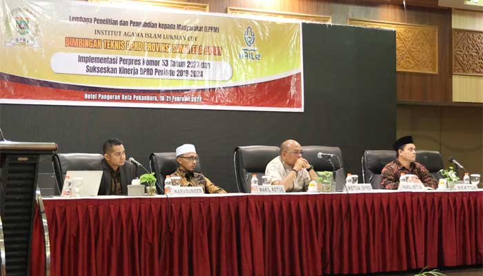 Bimtek bagi pimpinan dan anggota DPRD Sumbar di Hotel Pangeran, Pekanbaru