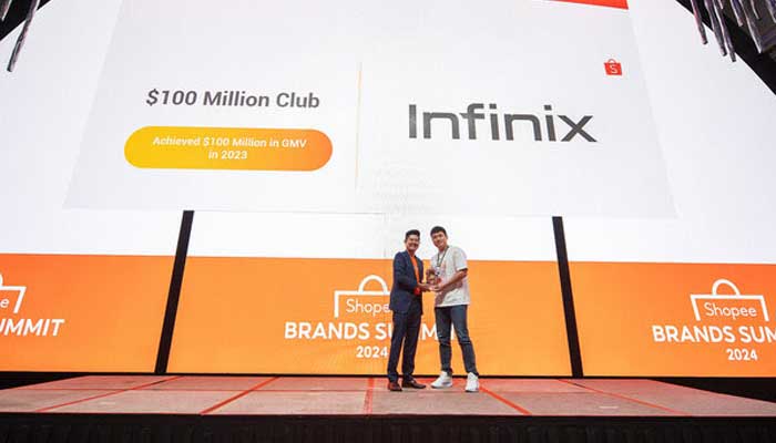 Infinix Tercantum Dalam Daftar ‘$100 Million Milestone Brand Partners’ Shopee
