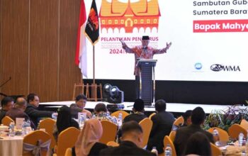 Gubernur Sumbar Beri Sambutan Saat Pelantikan Pengurus Ima Chapter Padang