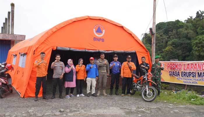 Posko Siaga Erupsi Gunung Marapi