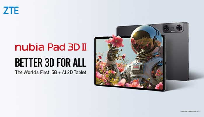 ZTE nubia Pad 3D II, Tablet ‘5G+AI Eyewear-Free’ Pertama di Dunia