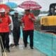 Groundbreaking Pembangunan Pasar Rakyat Modern Nagari Sungai Rumbai di Kabupaten Dharmasraya, Sumbar