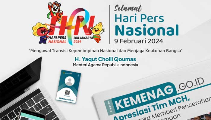 Selamat Hari Pers Nasional 2024 Kemenag