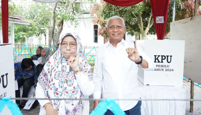 Pastikan Pemilu 2024 Aman dan Lancar, Bupati Asahan Tinjau Beberapa TPS
