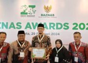 Wali Kota Bukittinggi Raih Baznas Award 2024