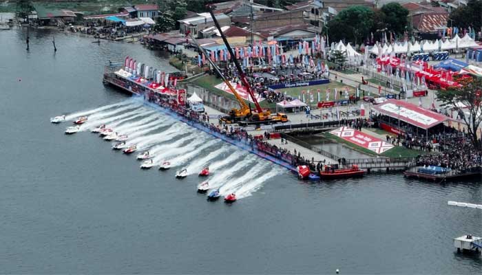 PLN Ikut Sukseskan F1 Powerboat 2024 Danau Toba