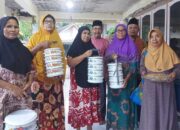Jamaah Masjid Taqwa Lubuk Basung Sambut Tim Ramadan VII Kabupaten Agam dengan Pabukoan