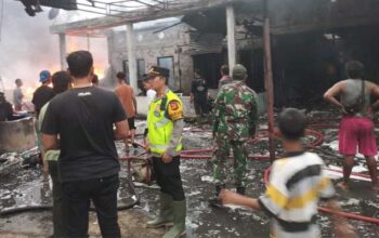 Polisi Amankan Pelaku Kebakaran Penyulingan Minyak Di Babat Toman