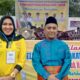 Ketua Umum potang balimau, Mayren Hemfy, bersama bendahara Wahyuni