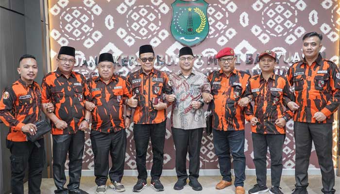MPC Pemuda Pancasila Muba bersama Pj Bupati Apriyadi Mahmud