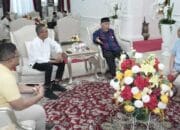 Pertemuan Gubernur Sumbar, Mahyeldi Bersama Dirut Pt Semen Padang Beserta Jajaran Dan Manajemen Spfc Di Istana Gubernuran